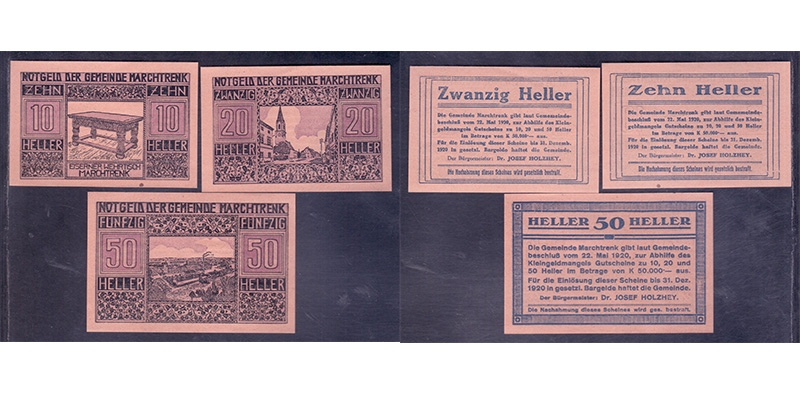 OÖ Notgeld Gemeinde Marchtrenk 1920