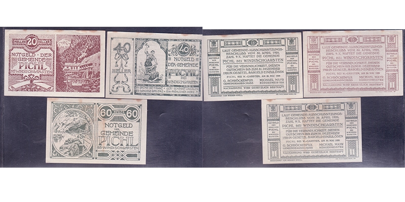 OÖ Notgeld Pichl bei Windischgarsten 1920