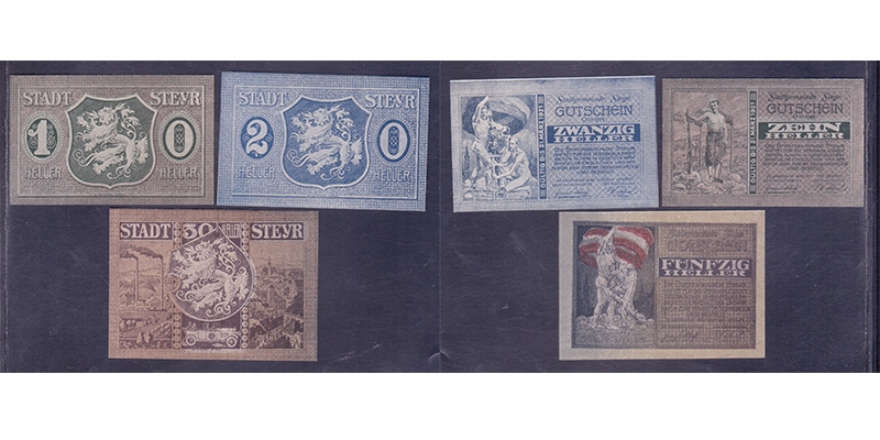 OÖ Notgeld Stadtgemeinde Steyr 1920