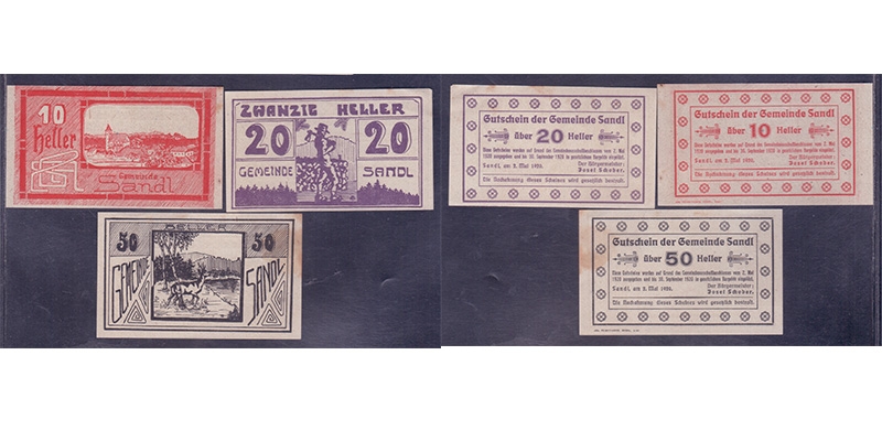 OÖ Notgeld Gemeinde Sandl 1920