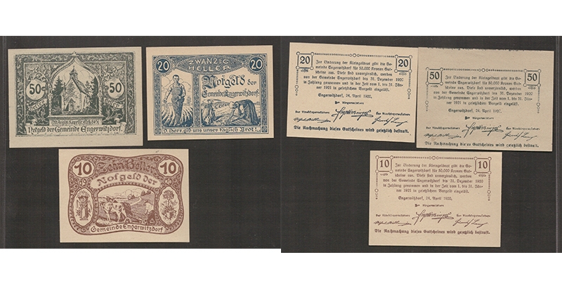 OÖ Notgeld Gemeinde Engerwitzdorf 1920