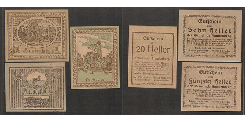 OÖ Gutschein Gemeinde Handenberg 1920