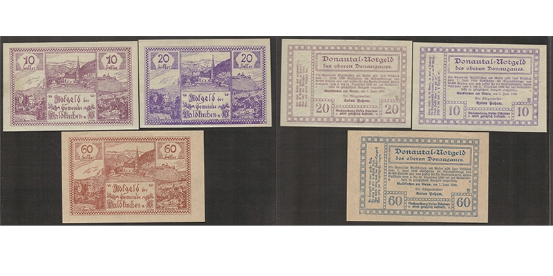 OÖ Notgeld Gemeinde Waldkirchen am Wesen 1920