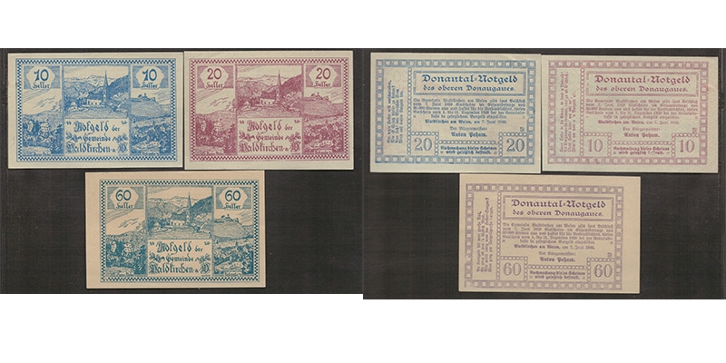 OÖ Notgeld Gemeinde Waldkirchen am Wesen 1920