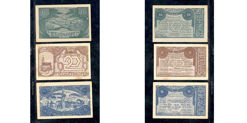 OÖ Notgeld Meggenhofen 1920