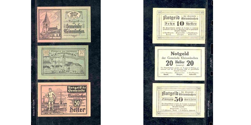 OÖ Notgeld Kleinmünchen 1920