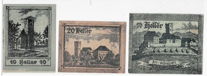 OÖ Notgeld Gemeinde Arbing 1920