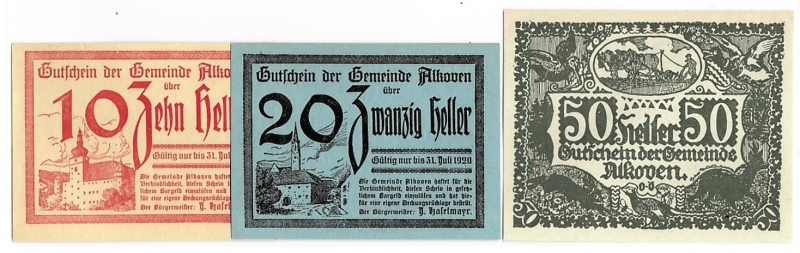 OÖ Gutschein Gemeinde Alkoven 1920