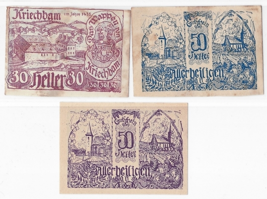 OÖ Notgeld Gemeinde Allerheiligen 1920