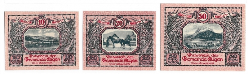 Steiermark Notgeld Gemeinde Aigen 1920