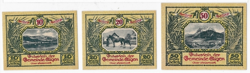 Steiermark Notgeld Gemeinde Aigen 1920