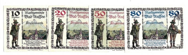 Steiermark Notgeld Marktgemeinde Bad Aussee 1920