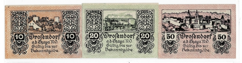 NÖ Gutschein Gemeinde Drosendorf 1920