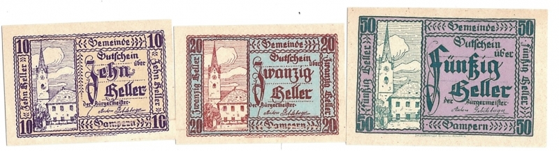 OÖ Notgeld Gemeinde Gampern 1920