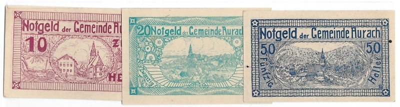 OÖ Notgeld Gemeinde Aurach 1920