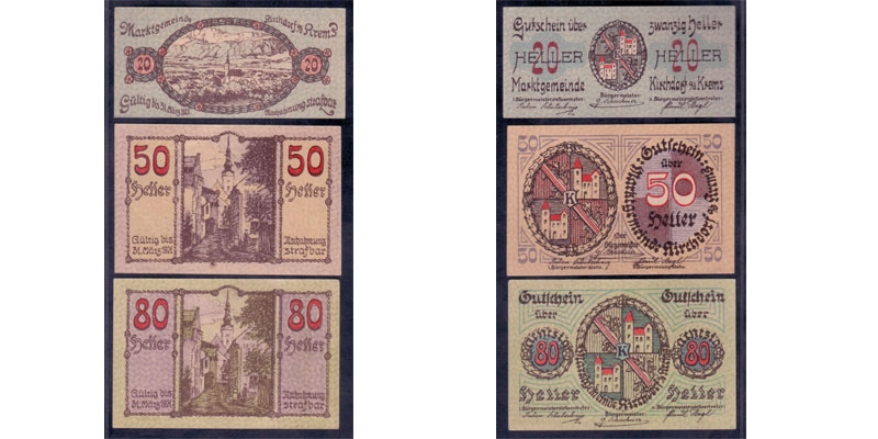 OÖ Notgeld Kirchdorf a.d. Krems 1920