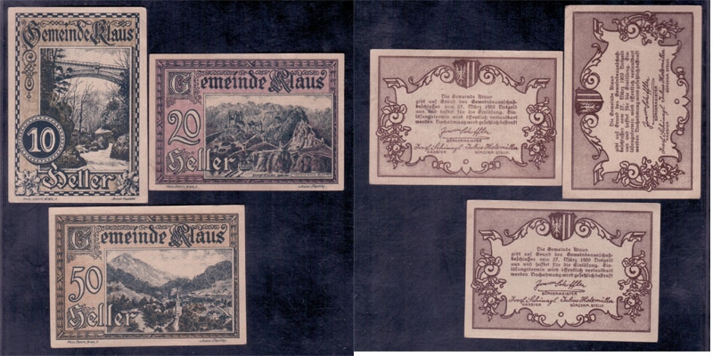 OÖ Notgeld Klaus 1920