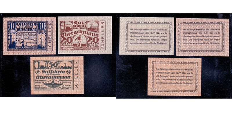 OÖ Notgeld Gemeinde Oberachmann 1920