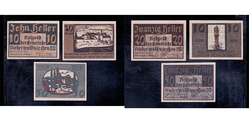 OÖ Notgeld Gemeinde Niederwaldkirchen 1920