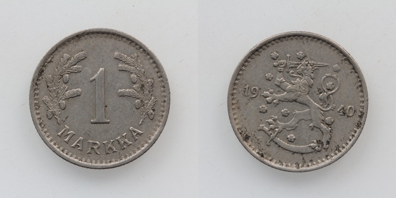 Finnland 1 Markka 1940