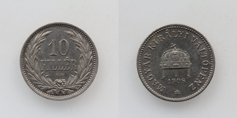 Franz Joseph I. 10 Filler 1908 KB