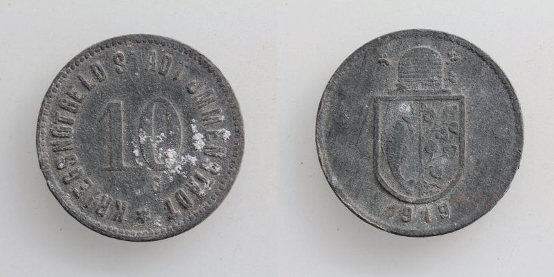 Bayern Kriegsnotgeld 10 Pfennig 1919 Immenstadt