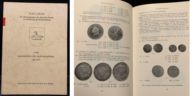 Kurt Jaeger Hannover und Braunschweig nach 1813 8. Heft 1964