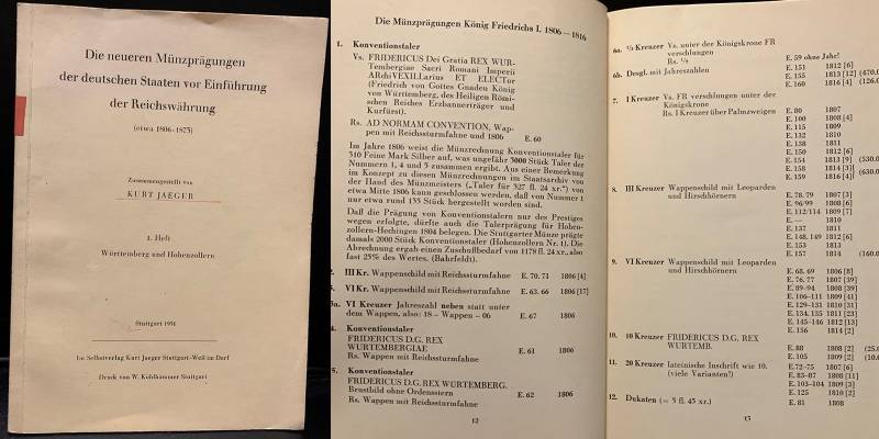 Kurt Jaeger Württemberg und Hohenzollern 1. Heft 1951