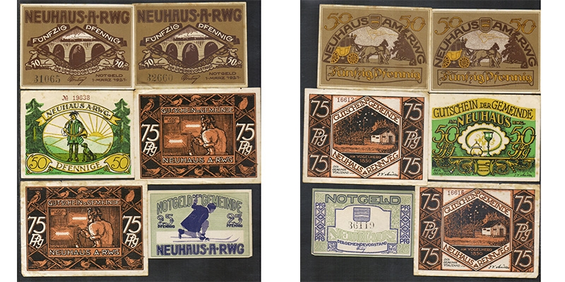 Thüringen Notgeld Neuhaus am Rennweg 1921