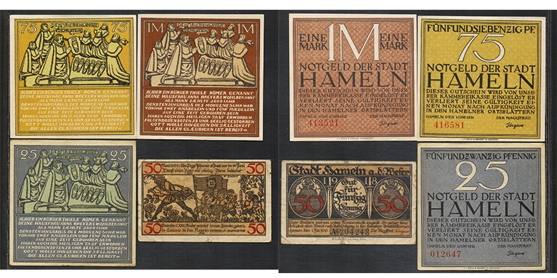 Niedersachsen Notgeld Hameln 1918/21