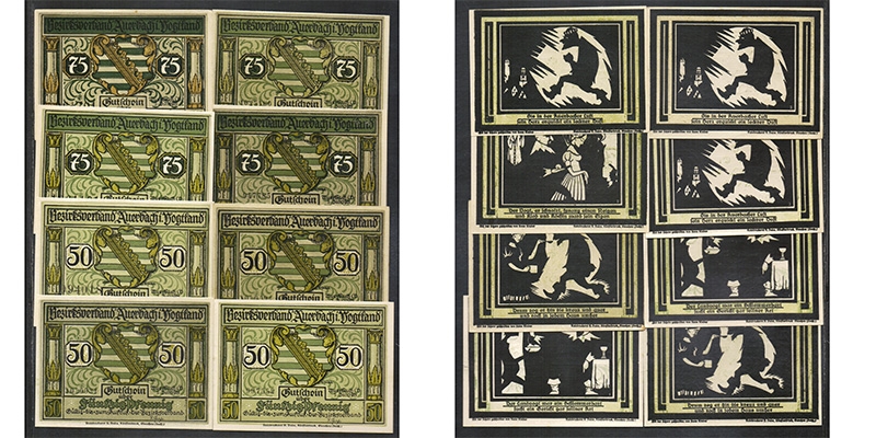 Sachsen Notgeld Auerbach i. Vogtland 1921