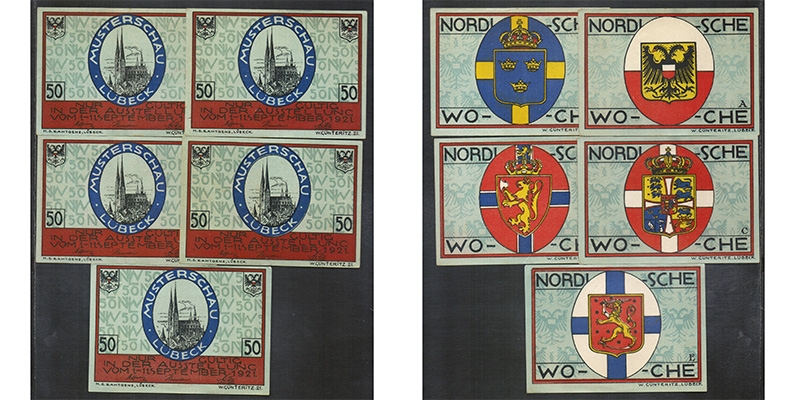 Schleswig-Holstein Notgeld Lübeck 1921