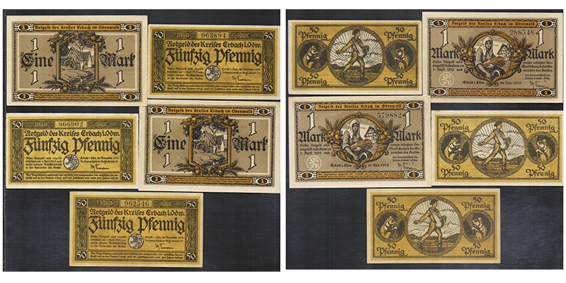 Hessen Notgeld Erbach im Odenwald 1918