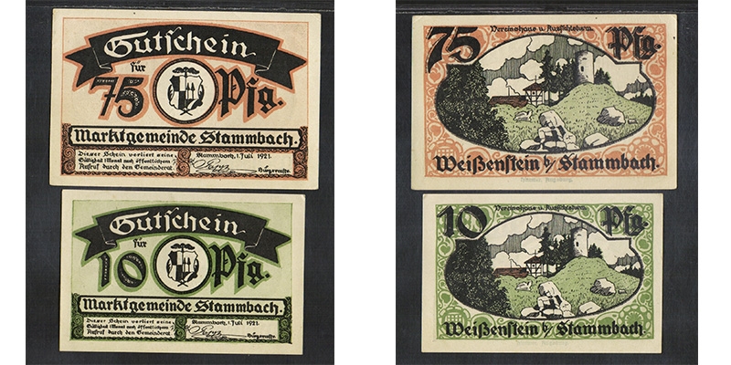 Bayern Notgeld Stammbach 1921