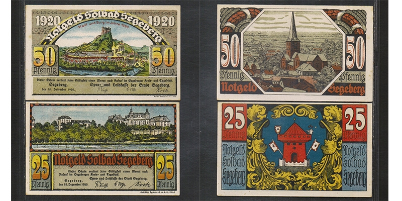 Schleswig-Holstein Notgeld Segeberg 1920