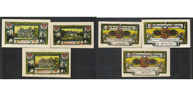 Rheinland Notgeld Altenkirchen 1921