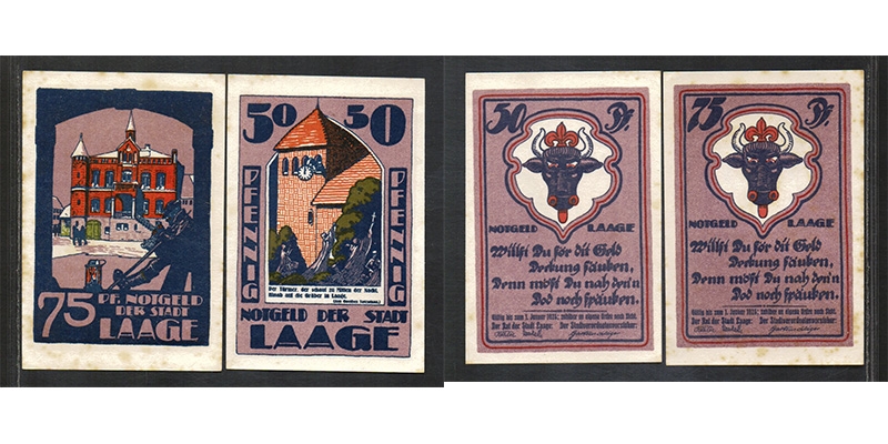 Mecklenburg-Vorpommern Notgeld Laage 1922