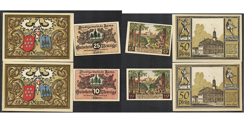 Thüringen Notgeld Auma 1921