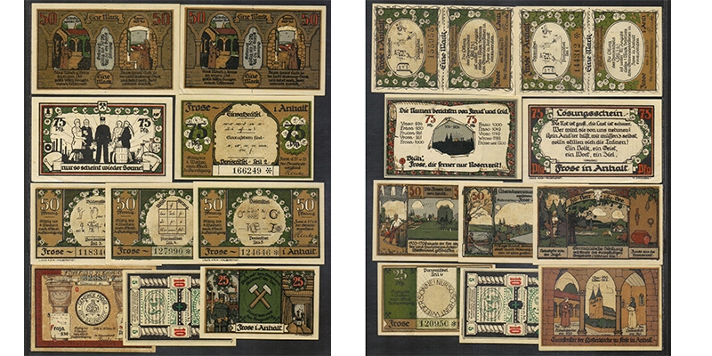 Sachsen-Anhalt Notgeld Frose in Anhalt 1921