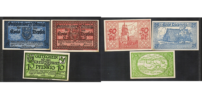 Niedersachsen Notgeld Diepholz 1920