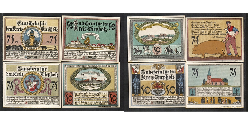 Niedersachsen Notgeld Diepholz 1921