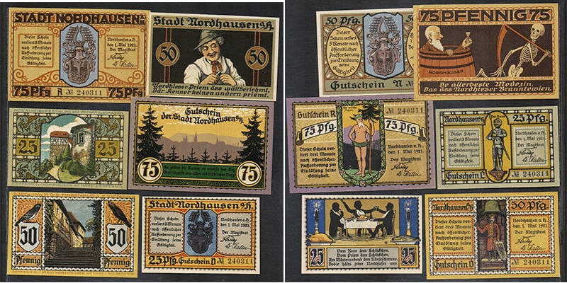 Sachsen-Anhalt Notgeld Nordhausen 1921