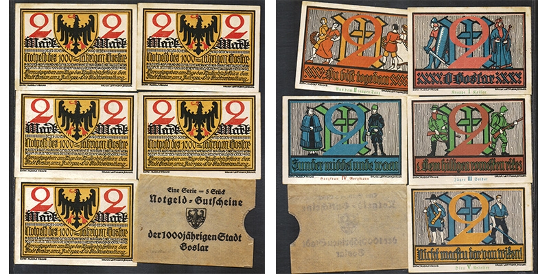 Niedersachsen Notgeld Goslar 1922