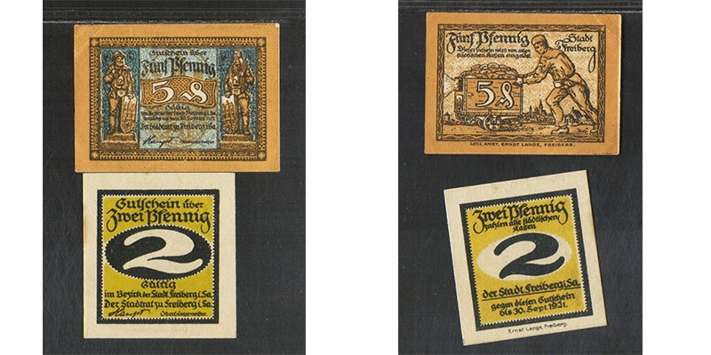 Sachsen Notgeld Freiberg 1920