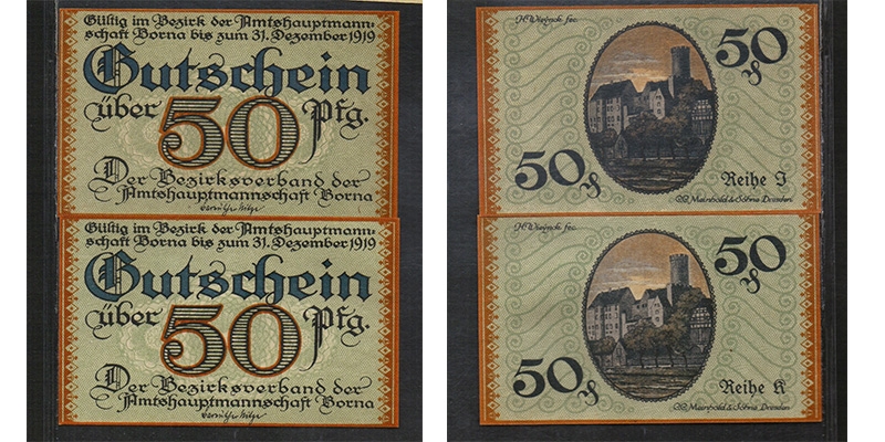 Sachsen Notgeld Borna 1919