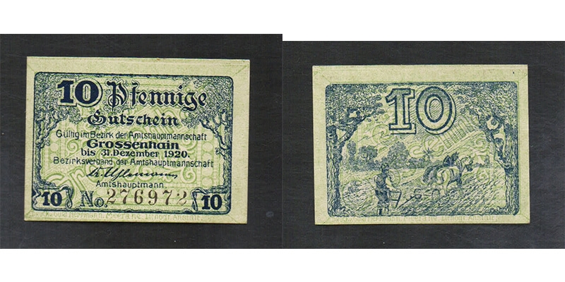 Sachsen Notgeld Grossenhain 1920