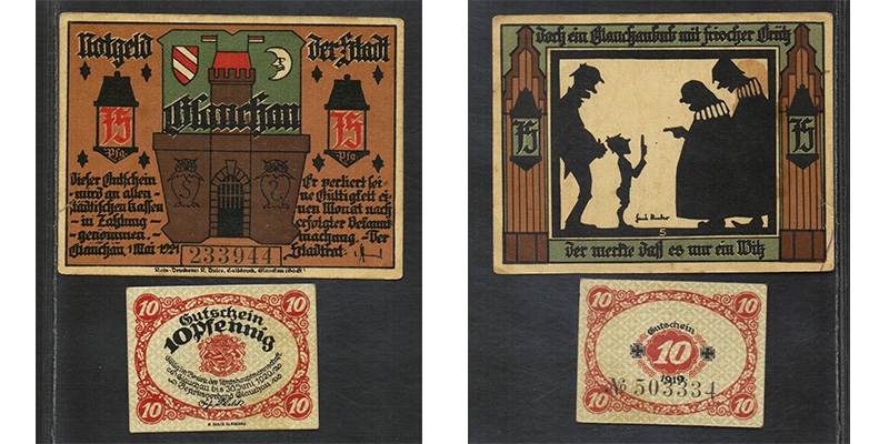 Sachsen Notgeld Glauchau 1920