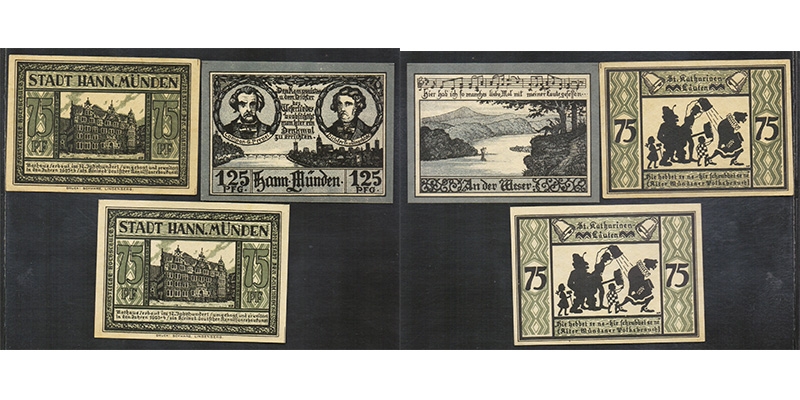 Niedersachsen Notgeld Hann. Münden 1922