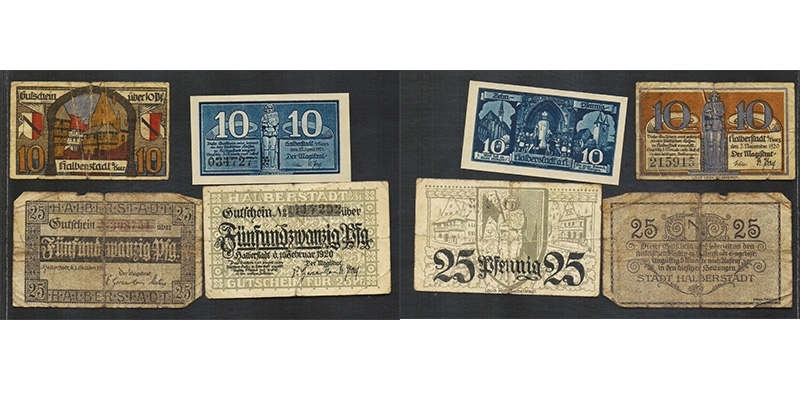 Sachsen-Anhalt Notgeld Halberstadt 1920/21