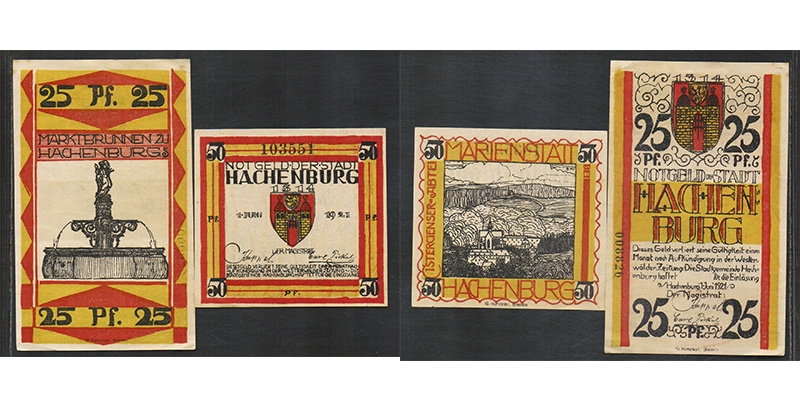 Rheinland-Pfalz Notgeld Hachenburg 1921